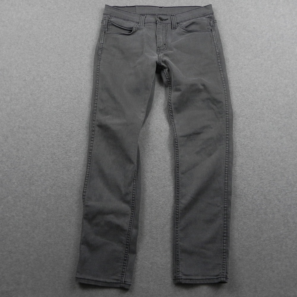 Levi's 511 Slim Fit Jeans Mens 30x30 Gray Stretch Denim Pants Casual 5-Pocket